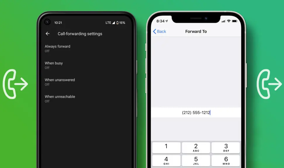 کد لغو انتقال تماس ایرانسل