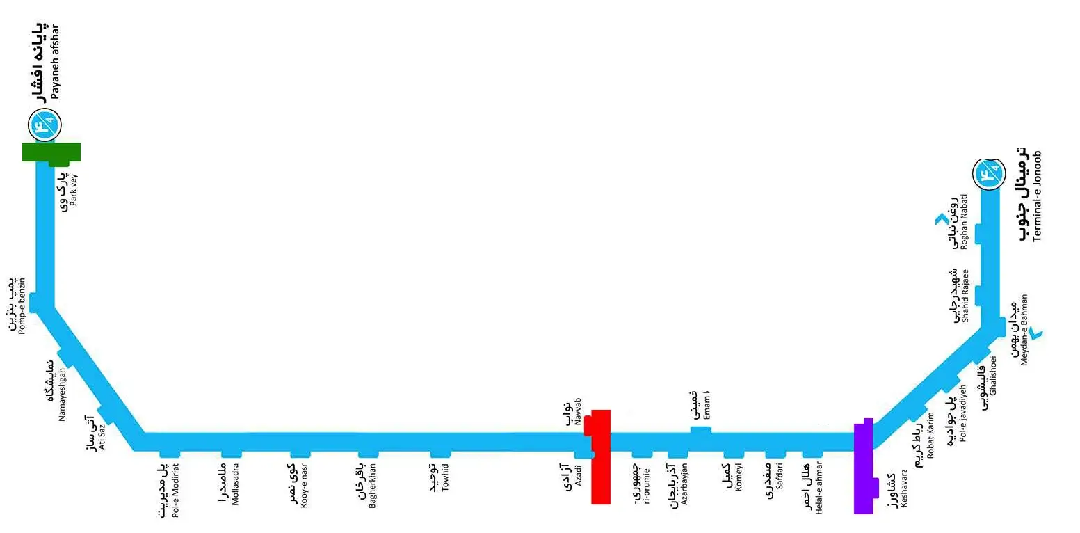 خط ۴ BRT تهران