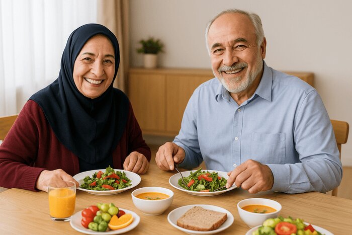 بهترین عادتهای غذایی سالمندان در گرمای تابستان