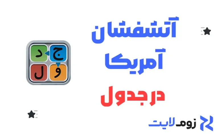 آتشفشان آمریکا در جدول