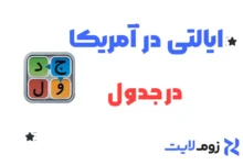 ایالتی در امریکا در جدول