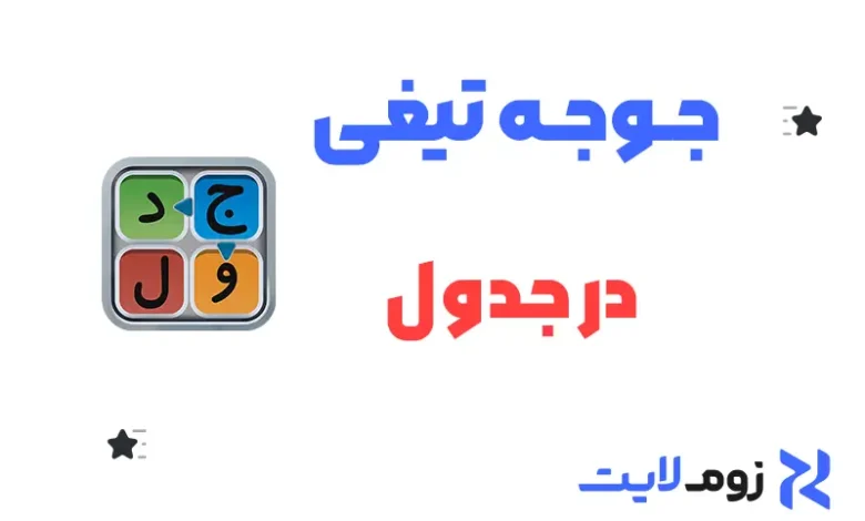 جوجه تیغی در جدول
