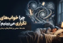 چرا خواب‌ های تکراری می‌بینیم؟ علت‌ها، معنی و راهکارهای درمان